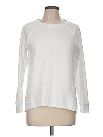 Pre-owned Zelos Pullover Sweater In White