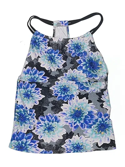 Pre-owned Zelos Swimsuit Top Blue Swimwear