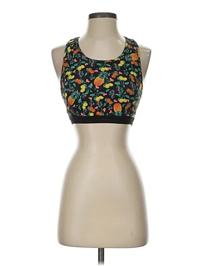 Pre-owned Zelos Tank Top Black Halter Neckline Tops