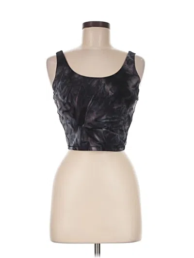 Pre-owned Zelos Tank Top Black Strapless Neckline Tops