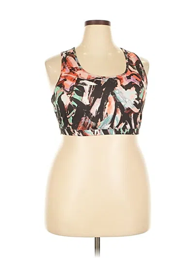 Pre-owned Zelos Tank Top Brown Halter Neckline Tops