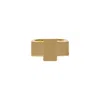Zelveti Women's Gold Block Chunky Ring