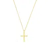 Zelveti Women's Gold Cross Pendant Necklace