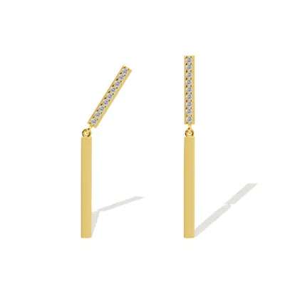 Zelveti Women's Gold Gemstone Dangle Drop Earrings