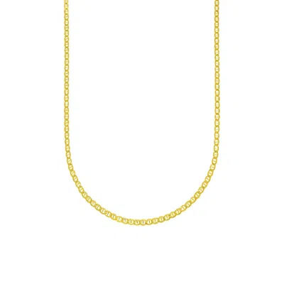 Zelveti Women's Gold Mariner Anchor Link Chain Necklace