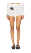 Zemeta Bunny Cheek Shorts In Ç™½è‰²