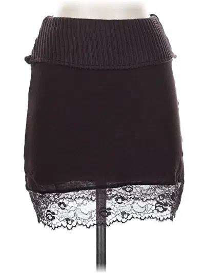 Pre-owned Zemeta Casual Skirt In Brown