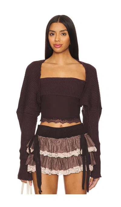 Zemeta Cranberry Choco Bolero In Maroon