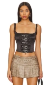 Zemeta Lock Me Up Corset In Black