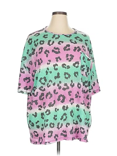 Pre-owned Zenana 3/4 Sleeve Blouse In Pink