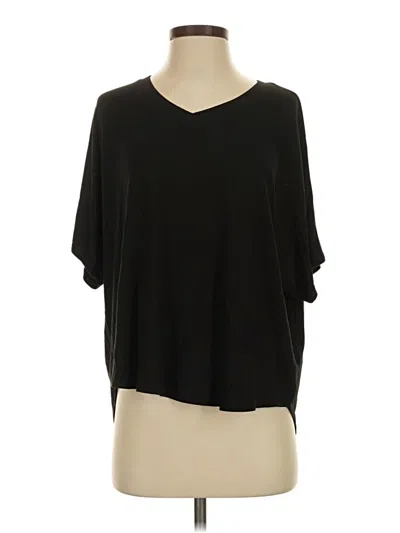 Pre-owned Zenana 3/4 Sleeve T-shirt In Black