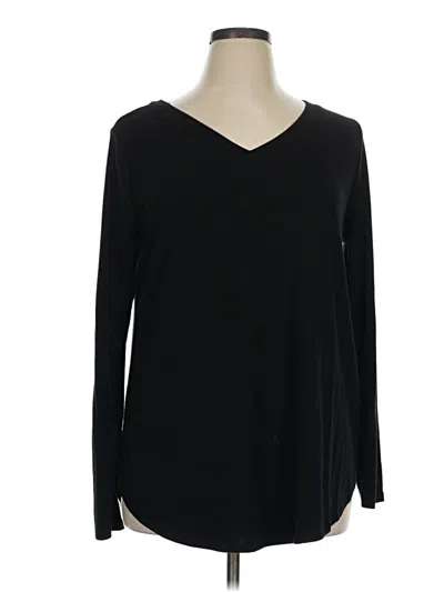 Pre-owned Zenana 3/4 Sleeve T-shirt In Black