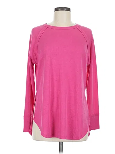 Pre-owned Zenana 3/4 Sleeve T-shirt In Pink