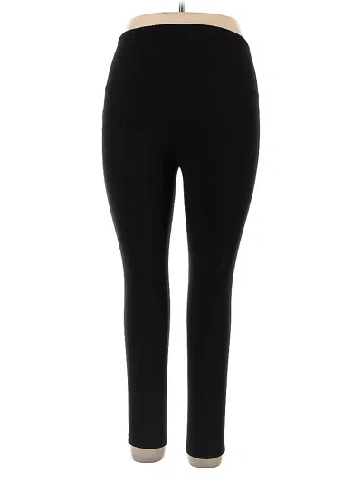 Pre-owned Zenana Active Pants In Black