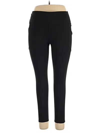 Pre-owned Zenana Active Pants In Black