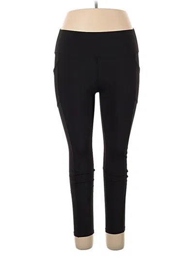 Pre-owned Zenana Active Pants In Black