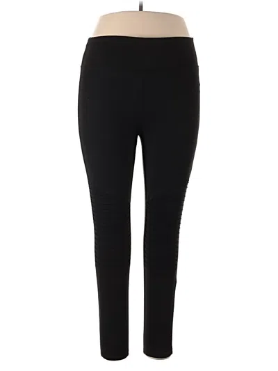 Pre-owned Zenana Active Pants In Black