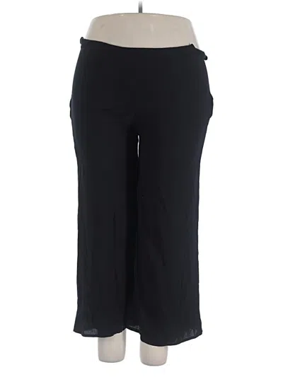 Pre-owned Zenana Active Pants In Black