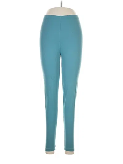 Pre-owned Zenana Active Pants In Blue