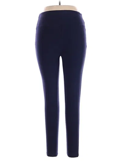 Pre-owned Zenana Active Pants In Blue