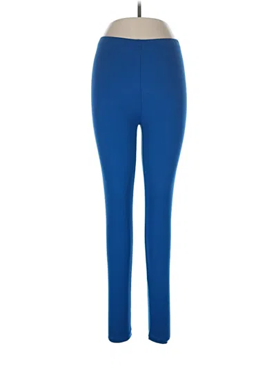 Pre-owned Zenana Active Pants In Blue