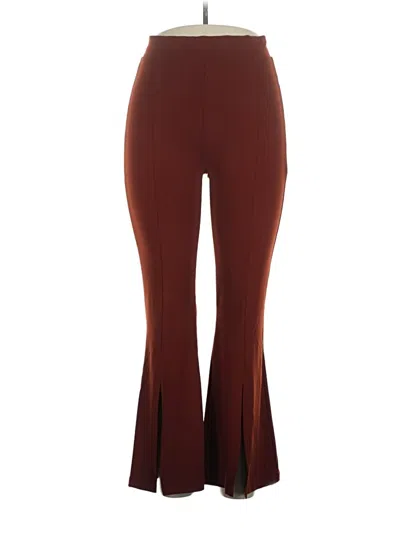 Pre-owned Zenana Active Pants In Brown