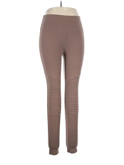 Pre-owned Zenana Active Pants In Brown