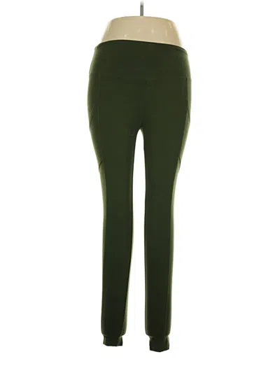 Pre-owned Zenana Active Pants In Green