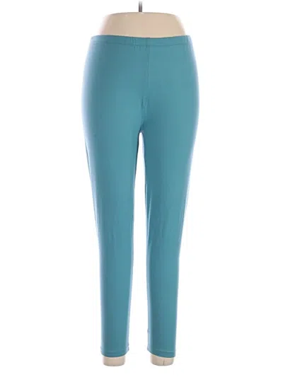 Pre-owned Zenana Active Pants In Teal