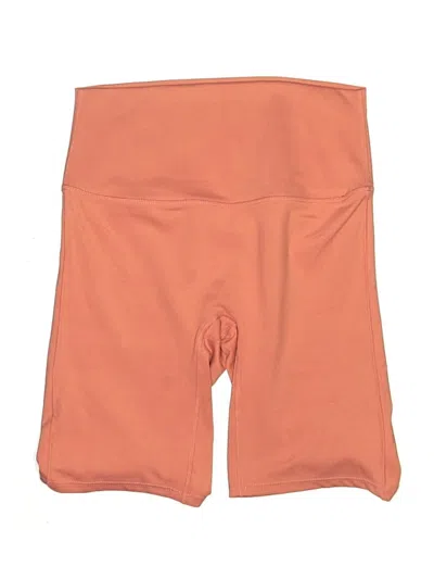 Pre-owned Zenana Athletic Shorts In Orange