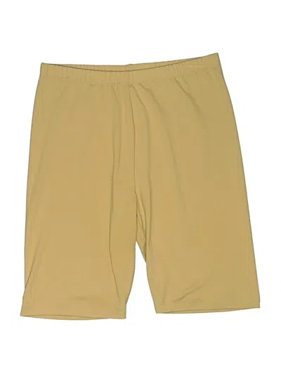 Pre-owned Zenana Athletic Shorts In Yellow
