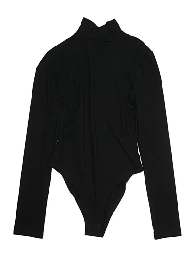 Pre-owned Zenana Bodysuit In Black