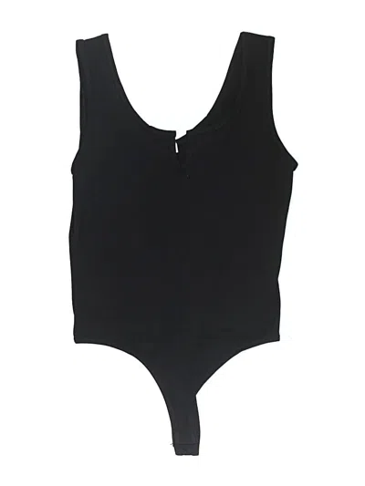Pre-owned Zenana Bodysuit In Black