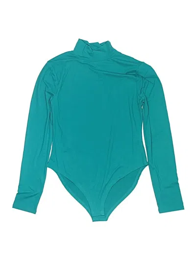 Pre-owned Zenana Bodysuit In Blue