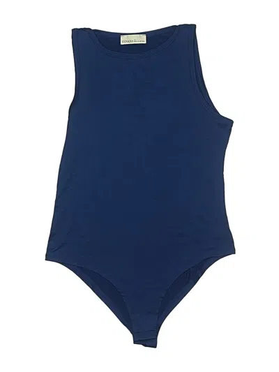 Pre-owned Zenana Bodysuit In Blue