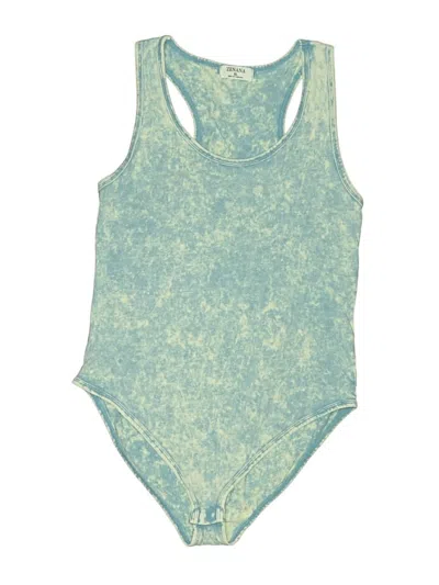 Pre-owned Zenana Bodysuit In Blue