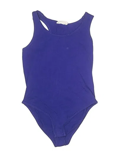 Pre-owned Zenana Bodysuit In Blue
