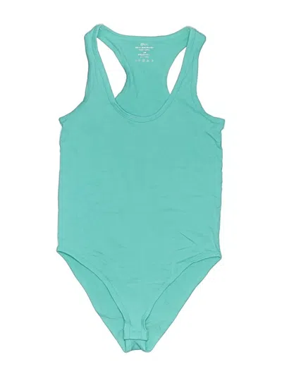 Pre-owned Zenana Bodysuit In Teal