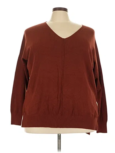 Pre-owned Zenana Cardigan Sweater In Brown