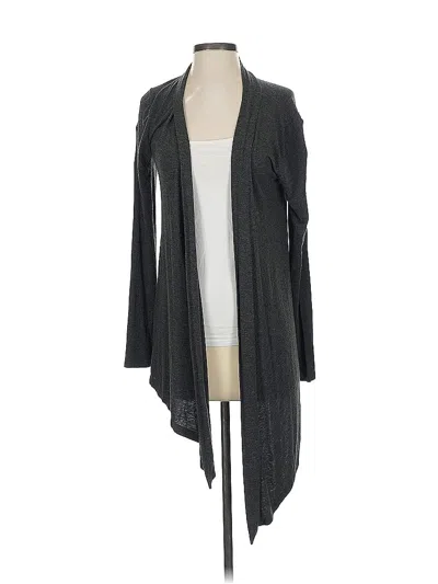 Pre-owned Zenana Cardigan Sweater In Gray