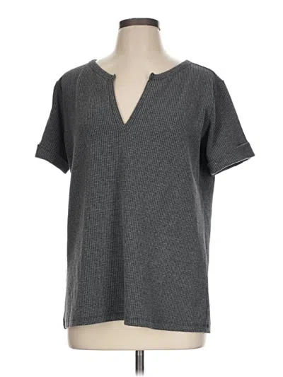 Pre-owned Zenana Cardigan Sweater In Gray