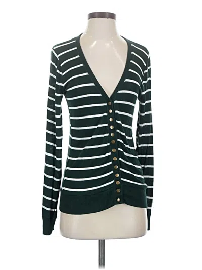 Pre-owned Zenana Cardigan Sweater In Green