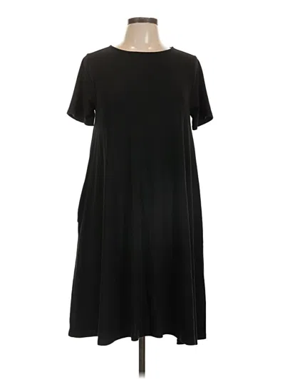 Pre-owned Zenana Casual Dress In Black