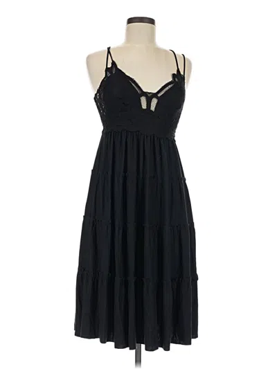 Pre-owned Zenana Casual Dress In Black