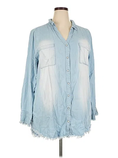 Pre-owned Zenana Casual Dress In Blue