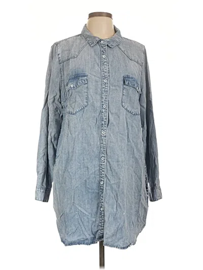 Pre-owned Zenana Casual Dress In Blue