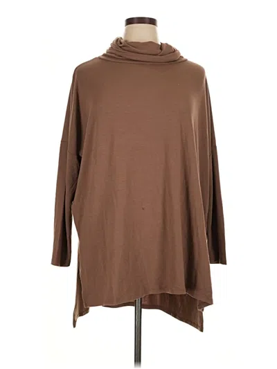 Pre-owned Zenana Casual Dress In Brown
