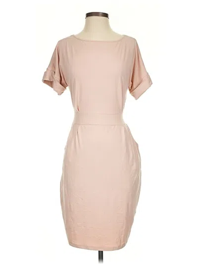 Pre-owned Zenana Casual Dress In Brown