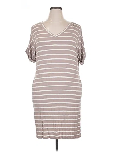 Pre-owned Zenana Casual Dress In Gray
