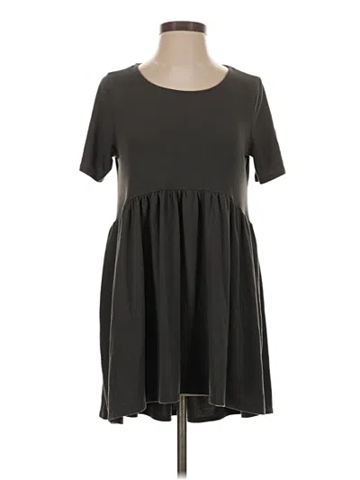 Pre-owned Zenana Casual Dress In Gray